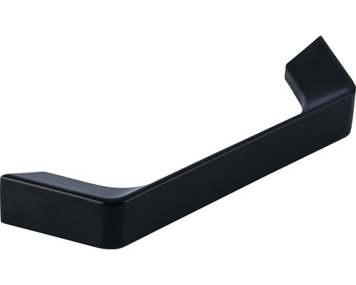 Poignée de meuble en métal distance entre les trous 96 mm noir 109x14x26 mm Zamak Poignée de meuble en métal
