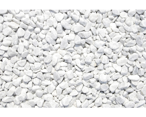 Gravier décoratif Bianco Carrara granulométrie 3 8 mm / 1,8 kg