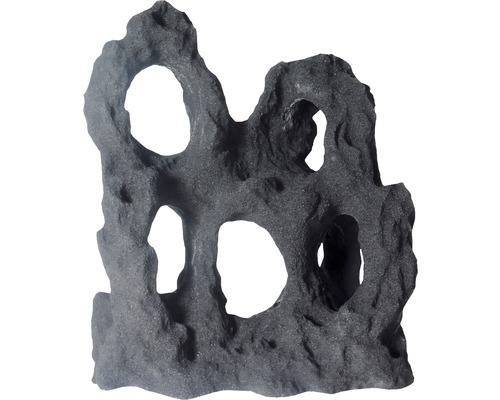 Set de décoration d'aquarium aquadeco roche perforée pour aquarium de 60 cm Roche décorative pour aquariums avec plusieurs trous