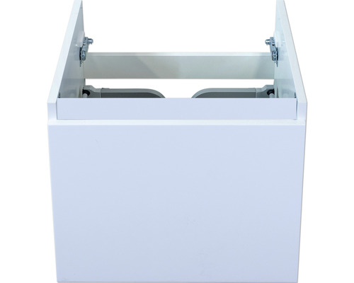 Meuble sous-vasque Sanox Frozen lxhxp 40 x 40 x 45 cm couleur de façade blanc haute brillance