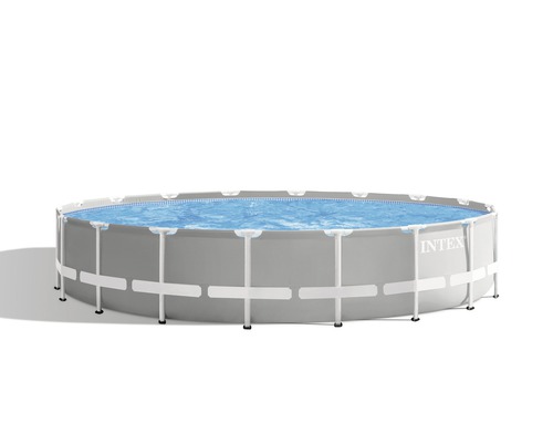 Kit de piscine tubulaire ronde Intex remplie d''eau