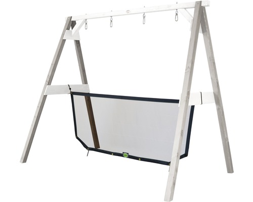 Portique de balançoire avec filet de balançoire pour enfants