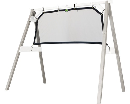 Portique en bois avec filet