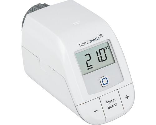 Thermostat de radiateur Homematic avec écran pour le réglage de la température