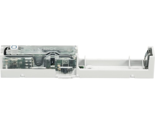 Geöffneter Fenstergriffsensor mit Elektronik