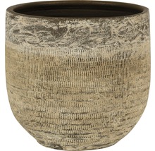 Pot de fleurs décoratif avec surface structurée