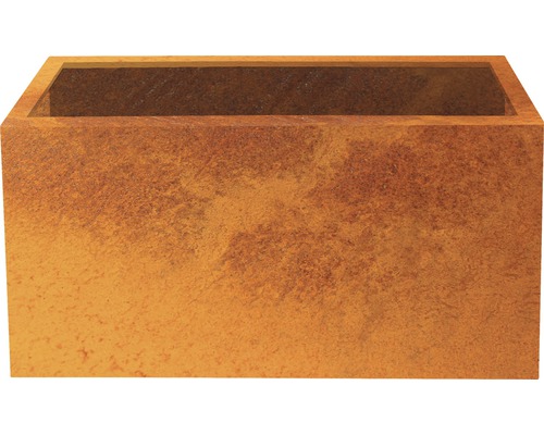 Pflanzgefäss Lotte 100 x 40 x 50 cm Metall braun Pflanzgefäss Lotte 100 x 40 x 50 cm Metall braun