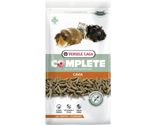 Nagerfutter VERSELE-LAGA Complete Cavia 1,75 kg extrudiere Bröckchen mit Gemüse (10% Karotten) hoher Rohfasergehalt (20 %) für Meerschweinchen im Frischebeutel Nagerfutter VERSELE-LAGA Complete Cavia 1,75 kg extrudiere Bröckchen mit Gemüse (10% Karotten) hoher Rohfasergehalt (20 %) für Meerschweinchen im Frischebeutel