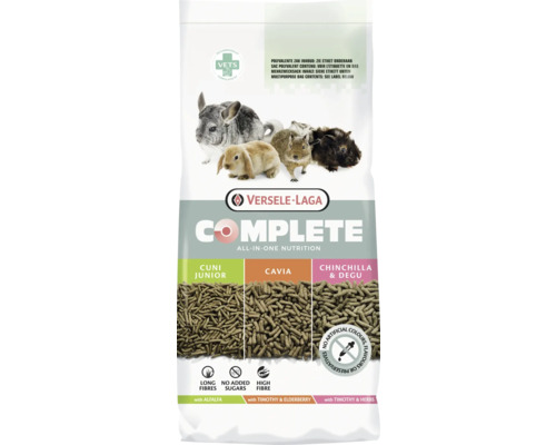 Nagerfutter VERSELE-LAGA Complete Cavia 8 kg extrudiere Bröckchen mit Gemüse (10% Karotten) hoher Rohfasergehalt (20 %) für Meerschweinchen Nagerfutter VERSELE-LAGA Complete Cavia 8 kg extrudiere Bröckchen mit Gemüse (10% Karotten) hoher Rohfasergehalt (20 %) für Meerschweinchen