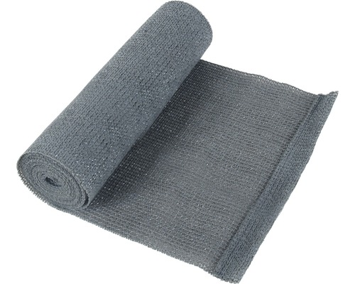 Tapis d''ombrage gris enroulé