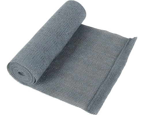 Bandage de gaze grise, partiellement enroulée