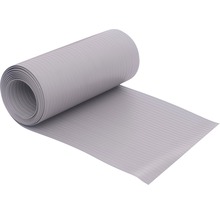 Tapis en caoutchouc gris à nervures sur rouleau