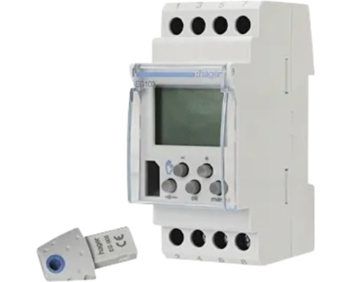 Hager Wochenschaltuhr EGN103 1 Wechsler 16A 2 PLE Digital Hager Wochenschaltuhr EGN103 1 Wechsler 16A 2 PLE Digital