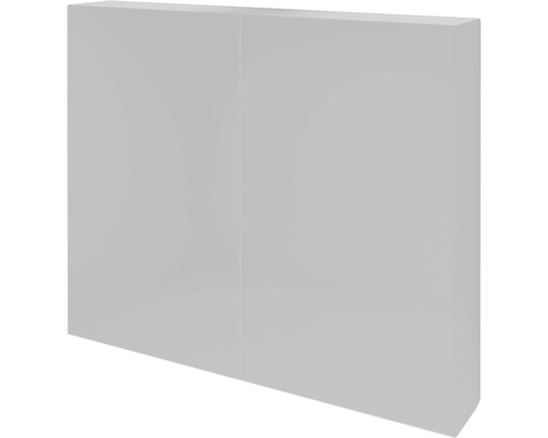 Armoire de toilette sanox K-Line lxhxp 80x70x13 cm blanc haute brilliance