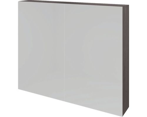 Spiegelschrank sanox K-Line BxHxT 80x70x13 cm beton anthrazit