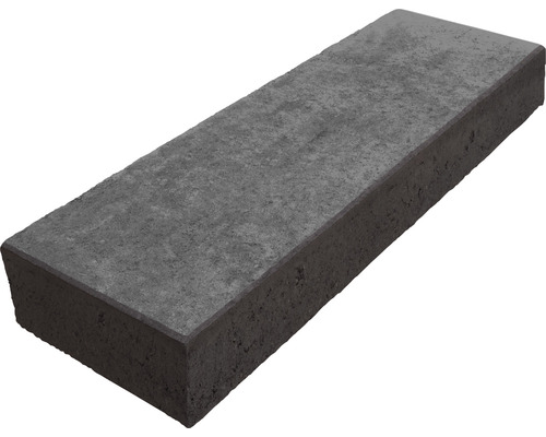 Marche-bloc en béton anthracite 100x35x15 cm