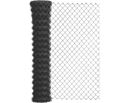 Maschendrahtzaun GAH Alberts 60mm 25x1 m anthrazit Aufgerollter Maschendrahtzaun
