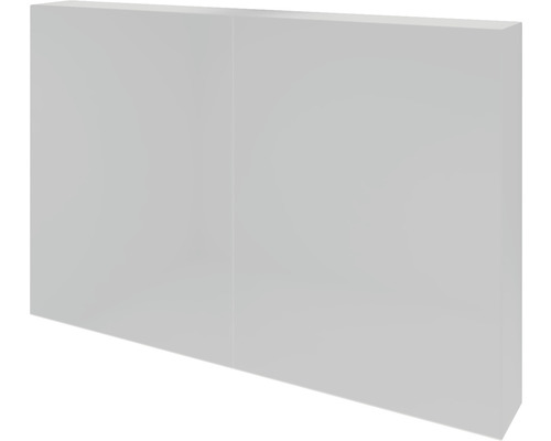 Armoire de toilette sanox K-Line lxhxp 100x70x13 cm blanc haute brilliance Panneau de recouvrement