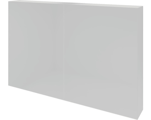 Armoire de toilette sanox K-Line lxhxp 100x70x13 cm blanc haute brilliance