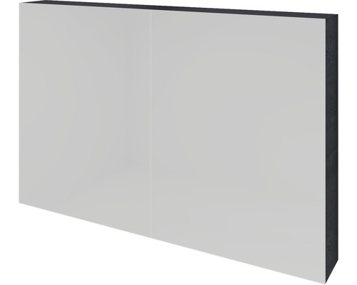 Spiegelschrank sanox K-Line BxHxT 100x70x13 cm black oak