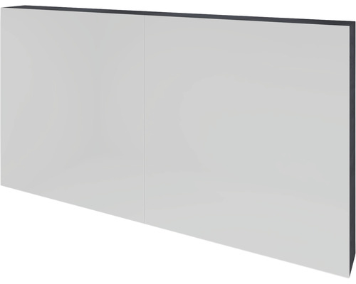 Spiegelschrank sanox K-Line BxHxT 120x70x13 cm black oak