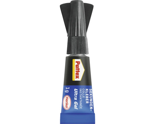 Colle instantanée Pattex Ultra Gel Mini-Trio 3 x 1 g Pattex Colle instantanée Ultra Gel, tube de 1 gramme