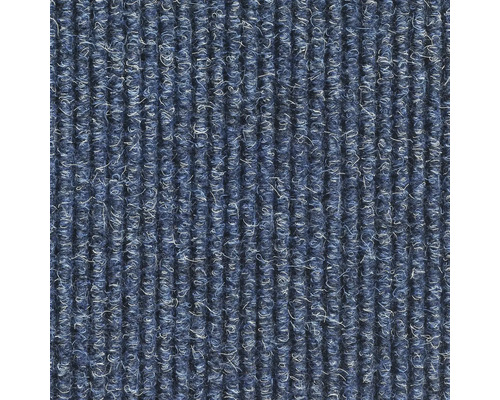 Teppichfliese Solid Rib 33 blau 50x50 cm