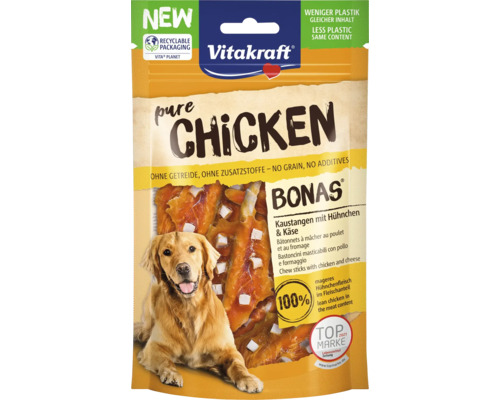 En-cas pour chiens Vitakraft CHICKEN Bonas® bâtonnets à mâcher au poulet et au fromage