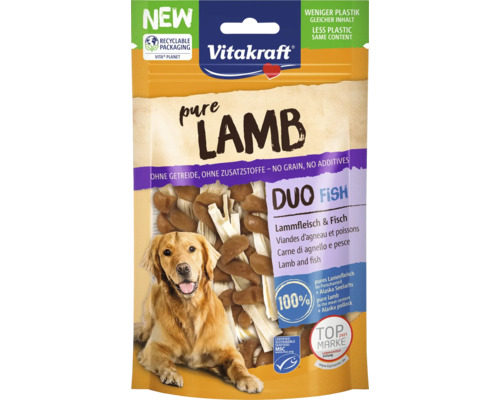 En-cas pour chiens Vitakraft LAMB Duo® viande d'agneau et poisson MSC