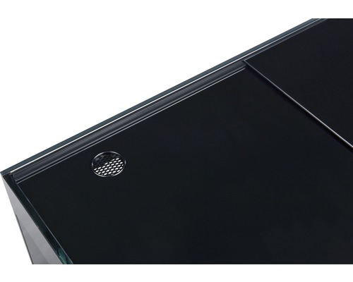 Vue détaillée du couvercle d''aquarium avec ouverture d''aération