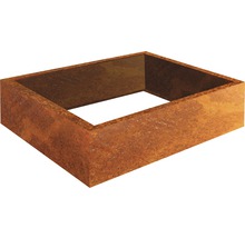 Jardinière rectangulaire en métal