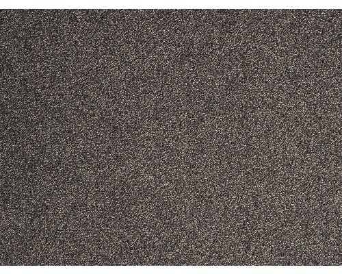Moquette Shaggy Evolve gris-brun FB94 500 cm de large (au mètre) Gros plan d''un revêtement de sol en moquette grise.