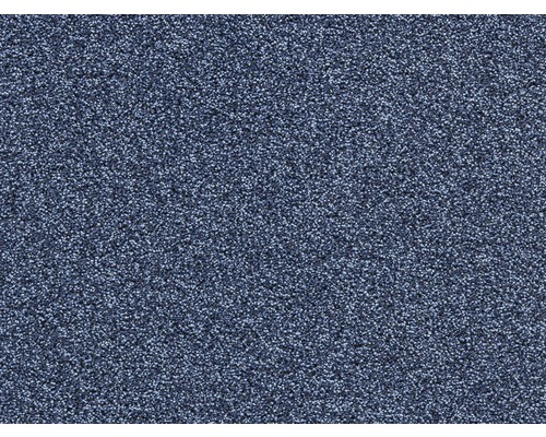 Moquette Shaggy E-Force bleu FB076 400 cm de large (au mètre) Gros plan d''une moquette.