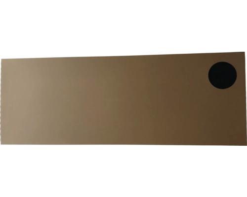 Panneau de bois avec autocollant