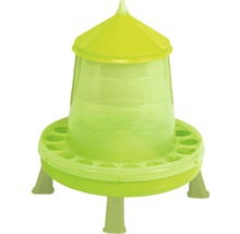 Distributeur de nourriture pour volaille en plastique avec pieds