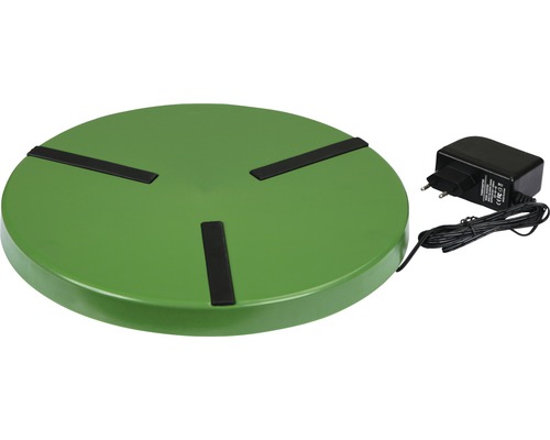 Heizplatte für Geflügeltränken Ø 30 cm 24V 22W mit Netzteil Heizplatte für Geflügeltränken Ø 30 cm 24V 22W mit Netzteil