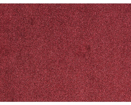 Moquette Shaggy Evolve rouge FB15 400 cm de large (au mètre) Gros plan d''un tapis rouge
