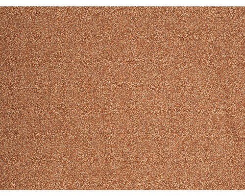 Moquette Shaggy Evolve orange FB65 400 cm de large (au mètre) Gros plan d''un tapis