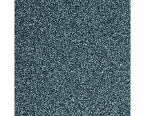 Moquette Shaggy Evolve bleu azur FB72 400 cm de large (au mètre) Gros plan d''un tapis