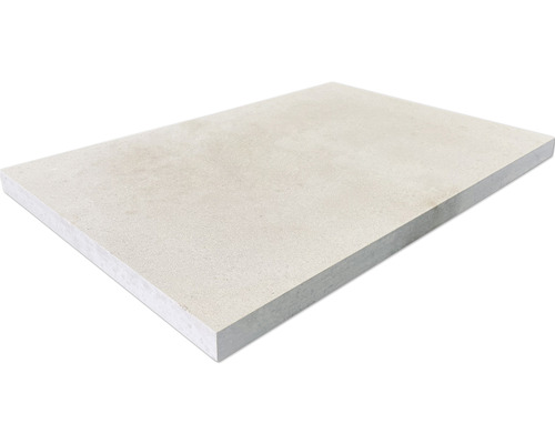 Dalle de terrasse FLAIRSTONE en calcaire du Jura allemand gris/jaune 60 x 40 x 3 cm Panneau de construction individuel