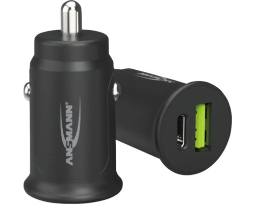 Chargeur USB de voiture Ansmann C230PD 3A 30 W 2 ports noir