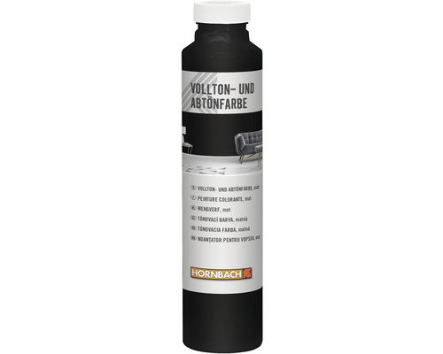 Peinture et colorant noir 750 ml Concentré de couleur pour teinter les peintures