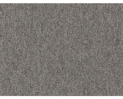 Spannteppich Schlinge E-Blitz braun FB46 400 cm breit (Meterware) Nahaufnahme eines grauen Teppichbodens