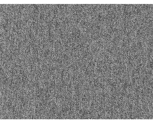 Moquette bouclée E-Blitz gris FB95 largeur 400 cm (au mètre) Gros plan d''une moquette grise
