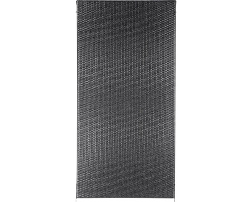 Brise-vue gris en treillis plastique