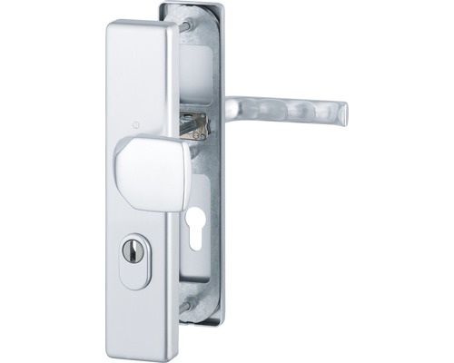 Hoppe Schutz-Wechselgarnitur PZ 3673446 London 61G/2222ZA/2210/113 Lochabstand 72 mm silber mit Zylinderabdeckung