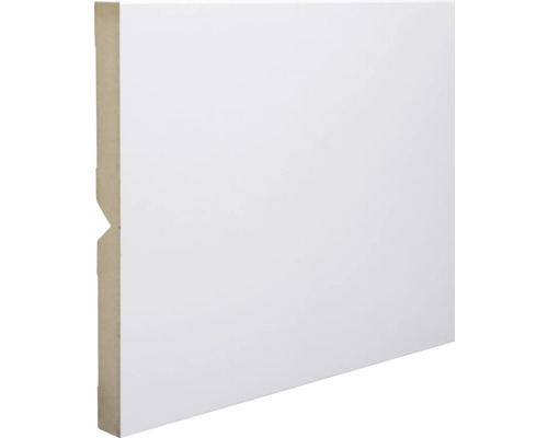 Plinthe pour panneaux acoustiques FU260OC MDF blanc FOFA015 plaxée 18,5x200x2400mm