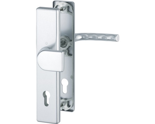 Hoppe Ferrure de protection de rechange cylindre profilé 3958898 Birmingham 78G/2221A/2440/1117 distance entre les trous 92 mm argent