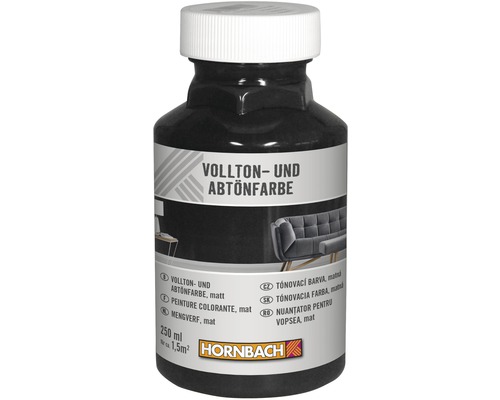 Peinture et colorant noir 250 ml