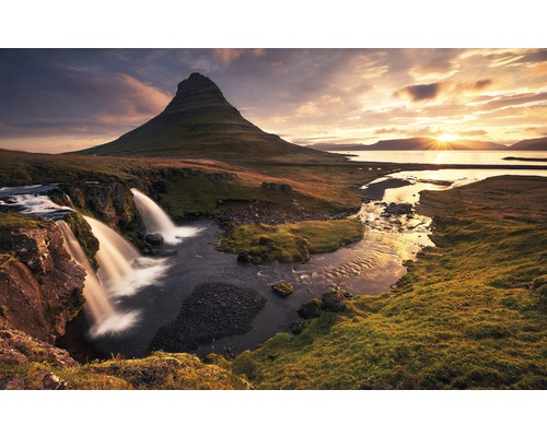 Papier peint panoramique intissé SHX8-042 Wanderlust Bonjour Islande 8 pces 400 x 250 cm